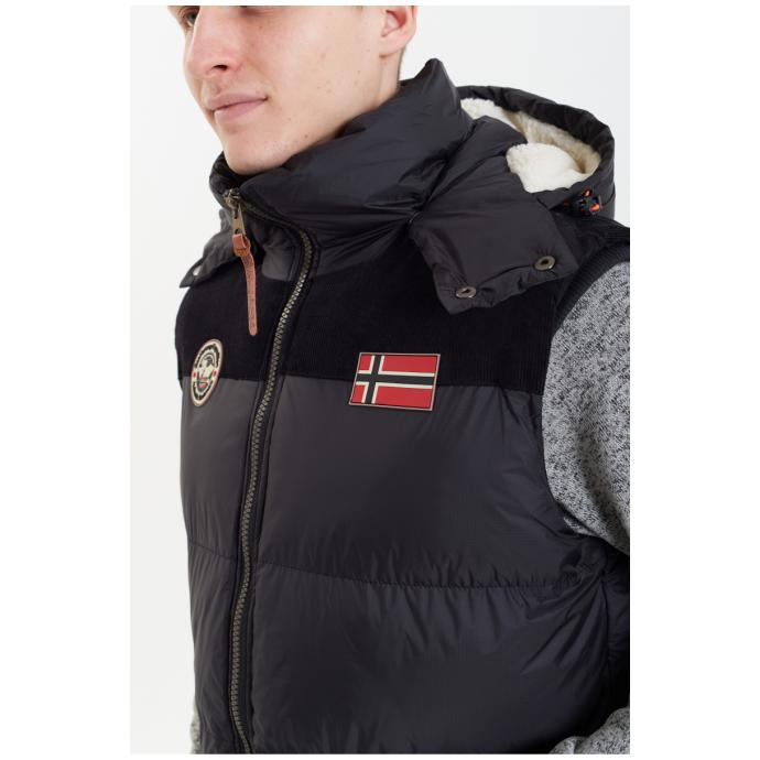 Жилет мужской GEOGRAPHICAL NORWAY «VELIAN VEST MEN»  - WT1439H/GN-BLACK - Цвет Черный - Фото 7