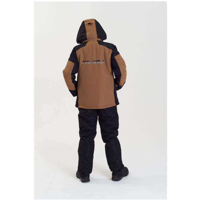 Куртка подростковая горнолыжная EVIL WOLF  - 7606B-5 - Цвет Коричневый - Фото 10