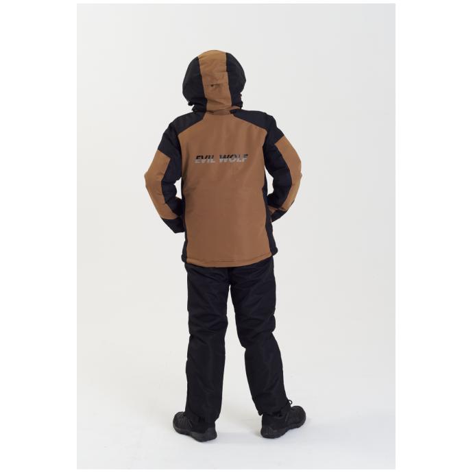 Куртка подростковая горнолыжная EVIL WOLF  - 7606B-5 - Цвет Коричневый - Фото 11