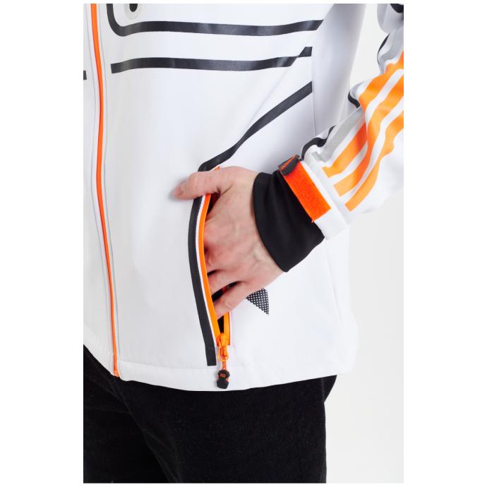 Софтшеловая куртка мужская  GEOGRAPHICAL NORWAY «ROMANO»  - WW3284H/GN-WHITE - Цвет Белый - Фото 6