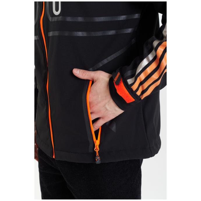 Софтшеловая куртка мужская  GEOGRAPHICAL NORWAY «ROMANO»  - WW3284H/GN-BLACK - Цвет Черный - Фото 6