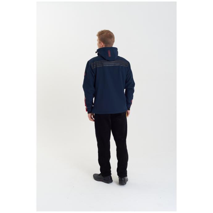 Софтшеловая куртка мужская  GEOGRAPHICAL NORWAY «ROMANO»  - WW3284H/GN-NAVY - Цвет Темно-синий - Фото 8