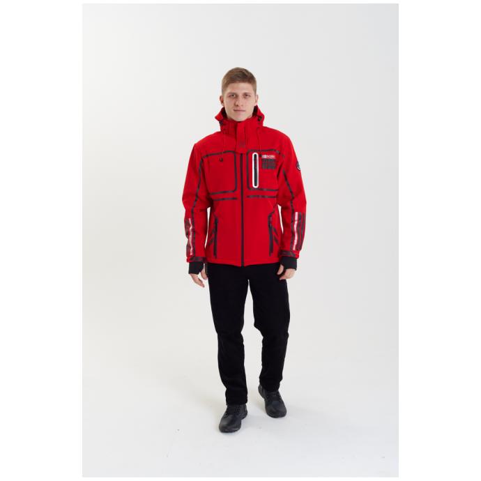 Софтшеловая куртка мужская  GEOGRAPHICAL NORWAY «ROMANO»  - WW3284H/GN-RED - Цвет Красный - Фото 1
