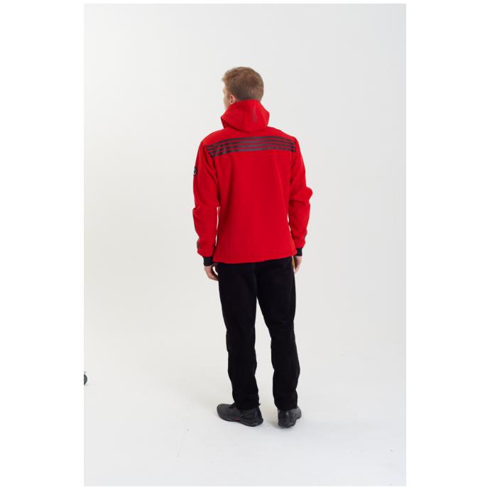Софтшеловая куртка мужская  GEOGRAPHICAL NORWAY «ROMANO»  - WW3284H/GN-RED - Цвет Красный - Фото 8