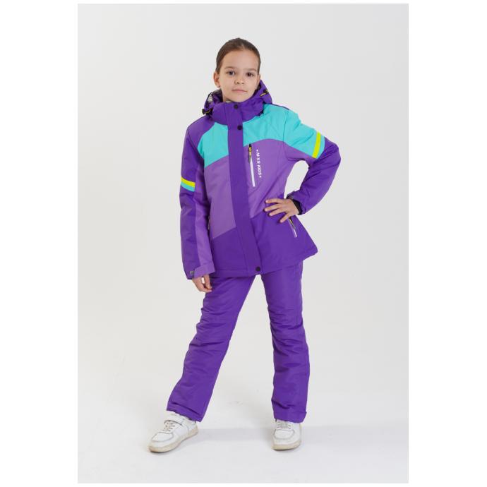 Куртка подростковая  M.Y.S для девочек - G-28-2 - Цвет Фиолетовый - Фото 1