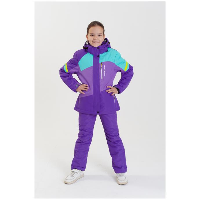 Куртка подростковая  M.Y.S для девочек - G-28-2 - Цвет Фиолетовый - Фото 3