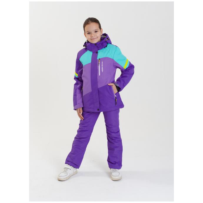 Куртка подростковая  M.Y.S для девочек - G-28-2 - Цвет Фиолетовый - Фото 5