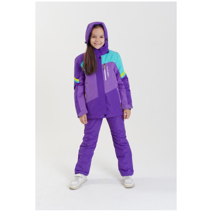 Куртка подростковая  M.Y.S для девочек - G-28-2 - Цвет Фиолетовый - Фото 7