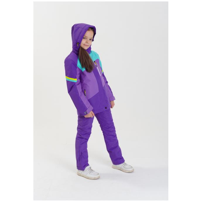 Куртка подростковая  M.Y.S для девочек - G-28-2 - Цвет Фиолетовый - Фото 8