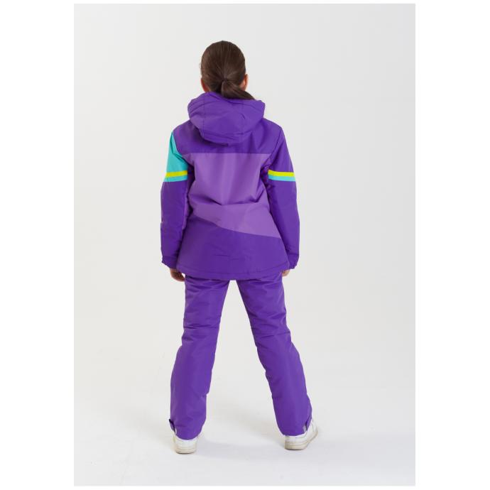 Куртка подростковая  M.Y.S для девочек - G-28-2 - Цвет Фиолетовый - Фото 11
