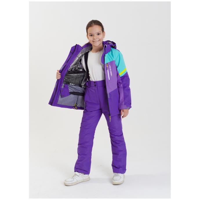 Куртка подростковая  M.Y.S для девочек - G-28-2 - Цвет Фиолетовый - Фото 13