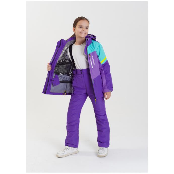 Куртка подростковая  M.Y.S для девочек - G-28-2 - Цвет Фиолетовый - Фото 14