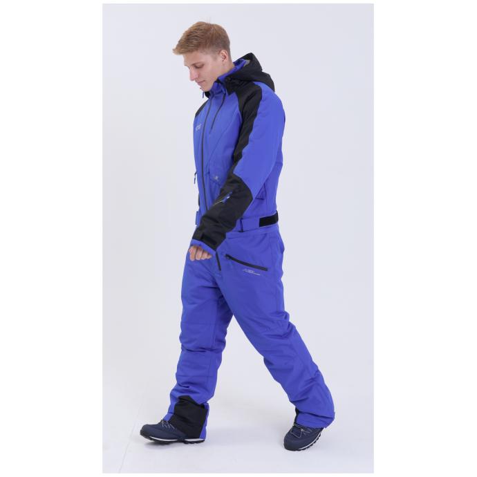 МУЖСКОЙ СНОУБОРДИЧЕСКИЙ КОМБИНЕЗОН RUNNING SPORT - 8901-blue - Цвет Синий - Фото 5