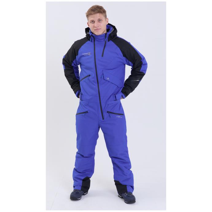 МУЖСКОЙ СНОУБОРДИЧЕСКИЙ КОМБИНЕЗОН RUNNING SPORT - 8901-blue - Цвет Синий - Фото 8