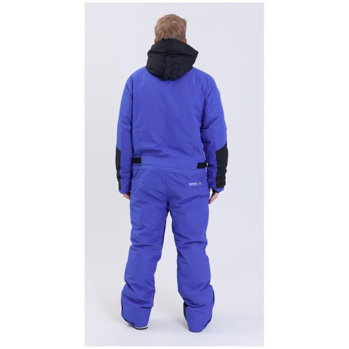 МУЖСКОЙ СНОУБОРДИЧЕСКИЙ КОМБИНЕЗОН RUNNING SPORT - 8901-blue - Цвет Синий - Фото 9