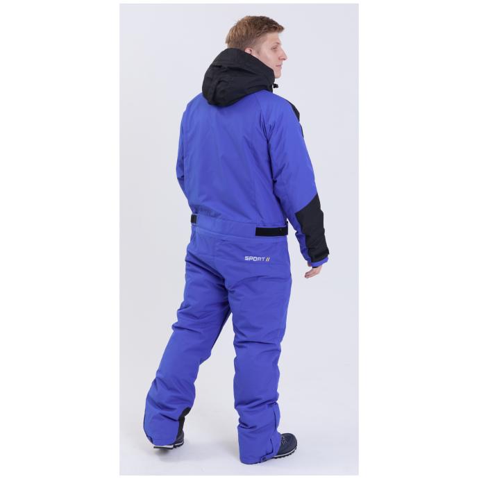 МУЖСКОЙ СНОУБОРДИЧЕСКИЙ КОМБИНЕЗОН RUNNING SPORT - 8901-blue - Цвет Синий - Фото 10