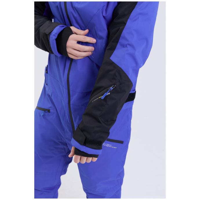 МУЖСКОЙ СНОУБОРДИЧЕСКИЙ КОМБИНЕЗОН RUNNING SPORT - 8901-blue - Цвет Синий - Фото 13