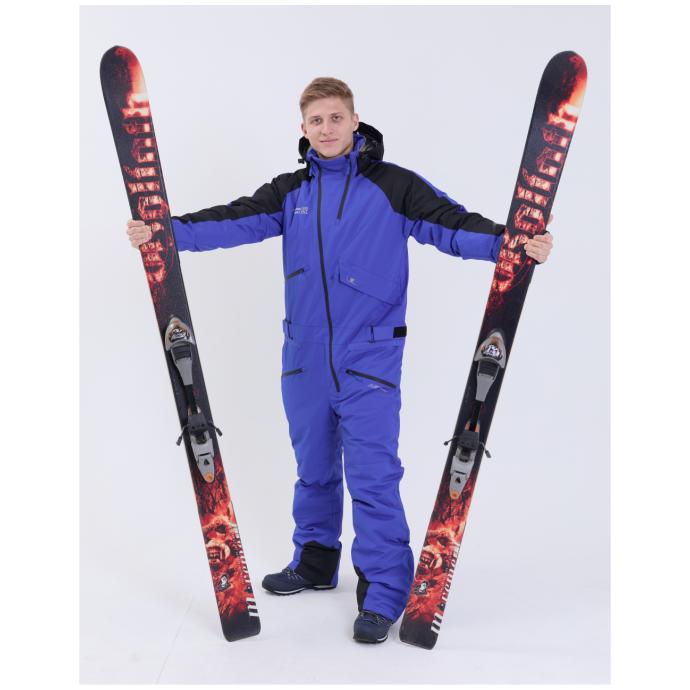 МУЖСКОЙ СНОУБОРДИЧЕСКИЙ КОМБИНЕЗОН RUNNING SPORT - 8901-blue - Цвет Синий - Фото 20