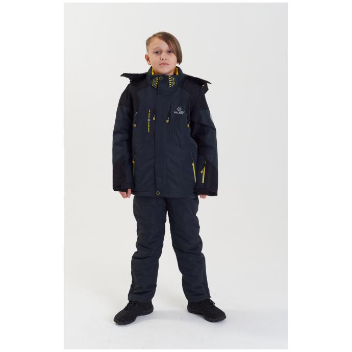 Куртка подростковая горнолыжная EVIL WOLF  - 7606B-2 - Цвет Черный - Фото 3