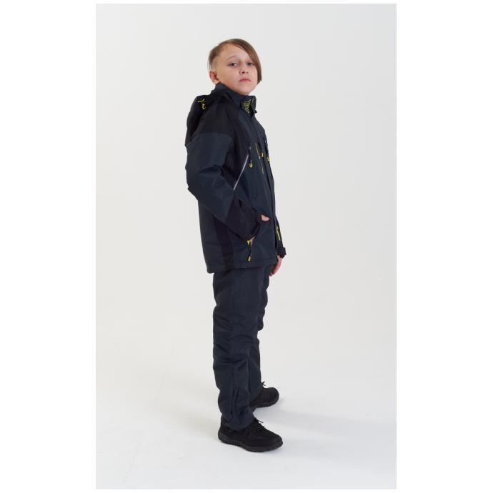 Куртка подростковая горнолыжная EVIL WOLF  - 7606B-2 - Цвет Черный - Фото 6