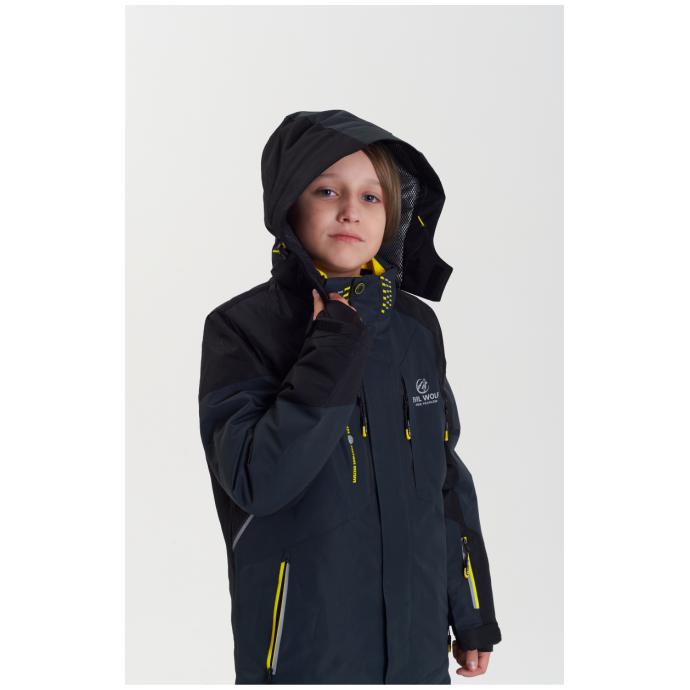 Куртка подростковая горнолыжная EVIL WOLF  - 7606B-2 - Цвет Черный - Фото 10