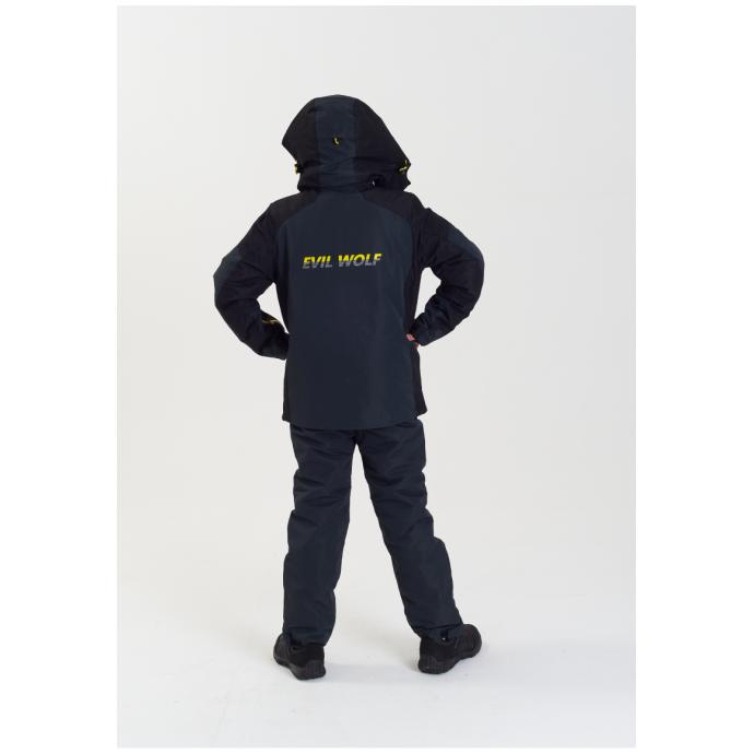 Куртка подростковая горнолыжная EVIL WOLF  - 7606B-2 - Цвет Черный - Фото 12