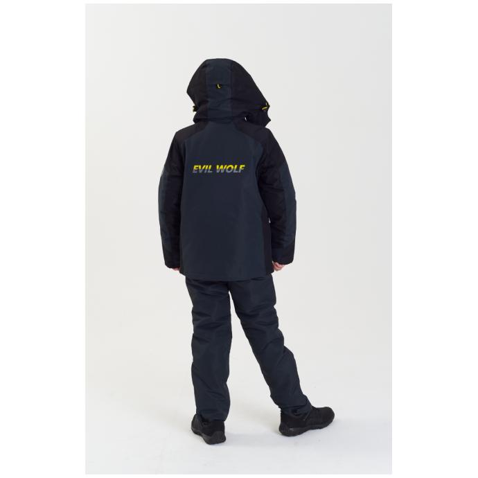 Куртка подростковая горнолыжная EVIL WOLF  - 7606B-2 - Цвет Черный - Фото 13