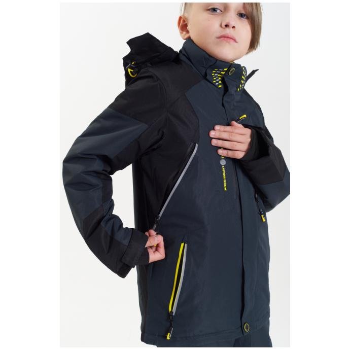 Куртка подростковая горнолыжная EVIL WOLF  - 7606B-2 - Цвет Черный - Фото 17