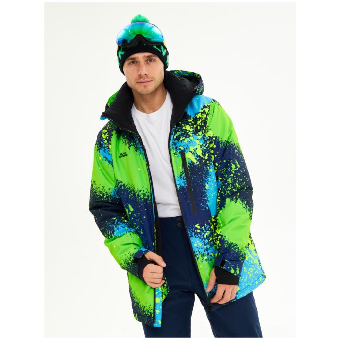 Мужская горнолыжная сноубордическая куртка Alpha Endless  - 423/248 - Цвет Зеленый - Фото 1