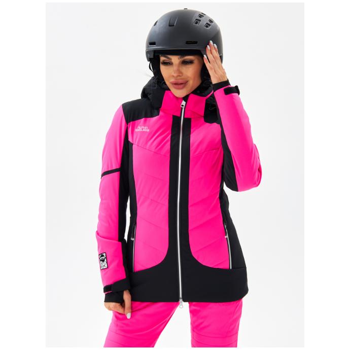 Женская горнолыжная / сноубордическая мембранная куртка Alpha Endless - 423/191_3 - Цвет Розовый - Фото 5
