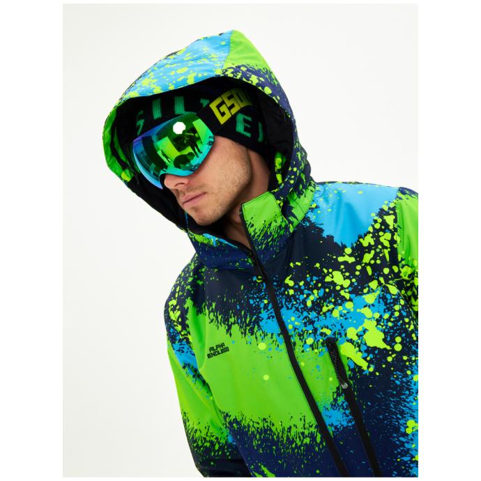 Мужская горнолыжная сноубордическая куртка Alpha Endless  - 423/248 - Цвет Зеленый - Фото 2