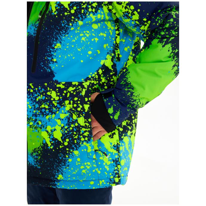 Мужская горнолыжная сноубордическая куртка Alpha Endless  - 423/248 - Цвет Зеленый - Фото 3