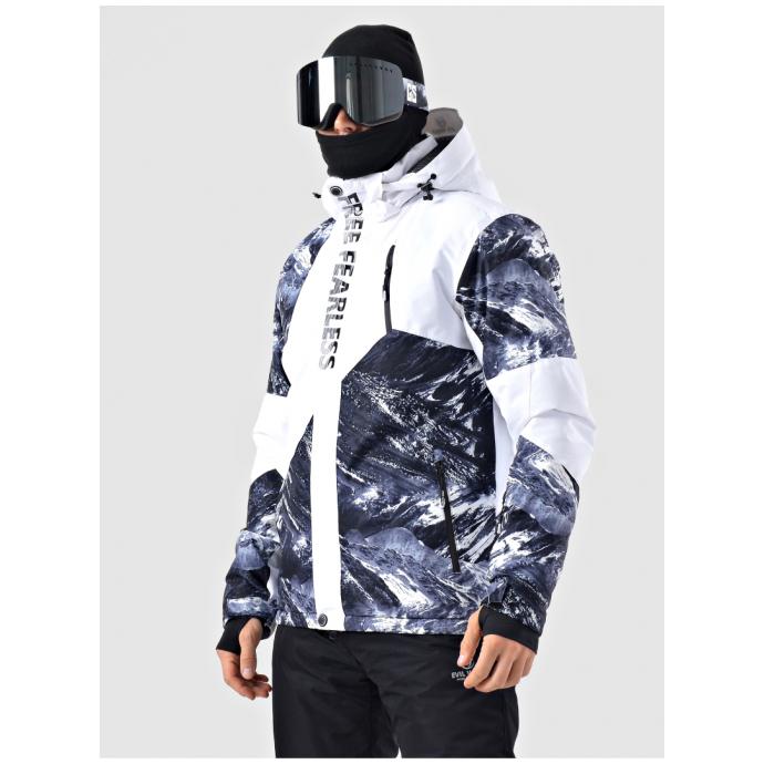 Куртка мужская горнолыжная EVIL WOLF - AD 77048 - Цвет Белый - Фото 4