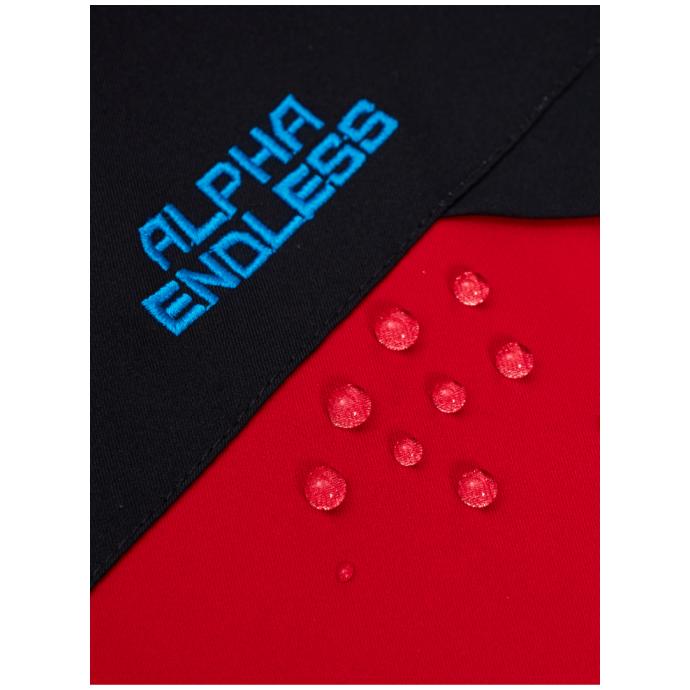 Мужская мембранная горнолыжная /сноубордическая куртка Alpha Endless Bizzard Tech - 423/196_2 - Цвет Красный - Фото 14