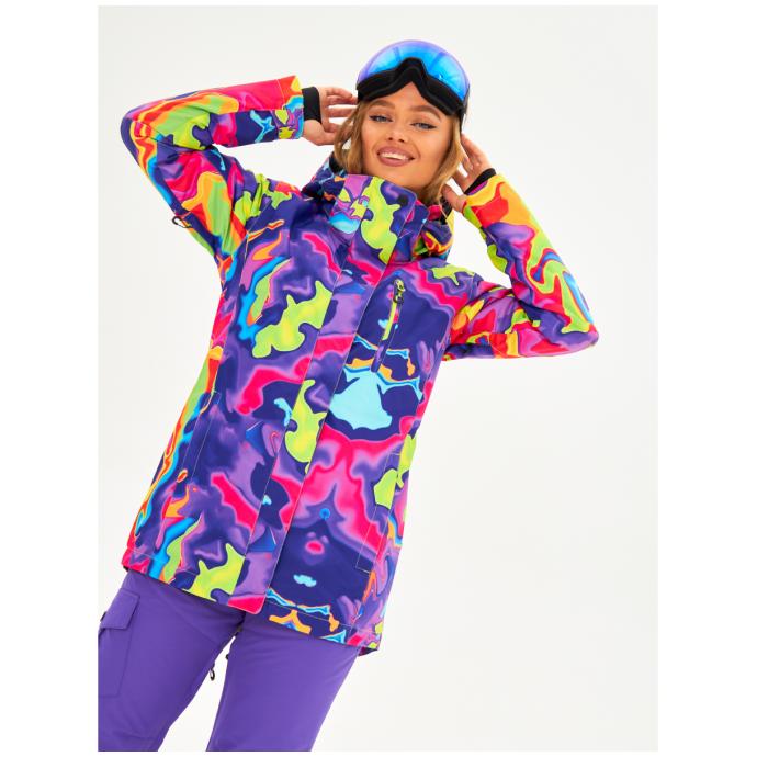 Женская горнолыжная/сноубордическая куртка Alpha Endless - 223/230713_012 - Цвет Фиолетовый - Фото 2