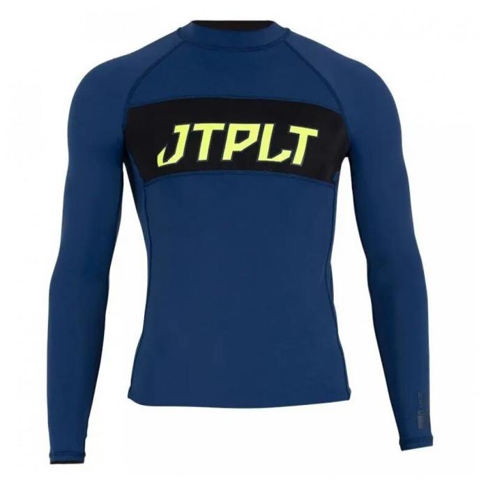 Гидромайка мужская длинный рукав Jetpilot RX LS Rashie navy/yellow - 220930 - Цвет Темно-синий - Фото 1