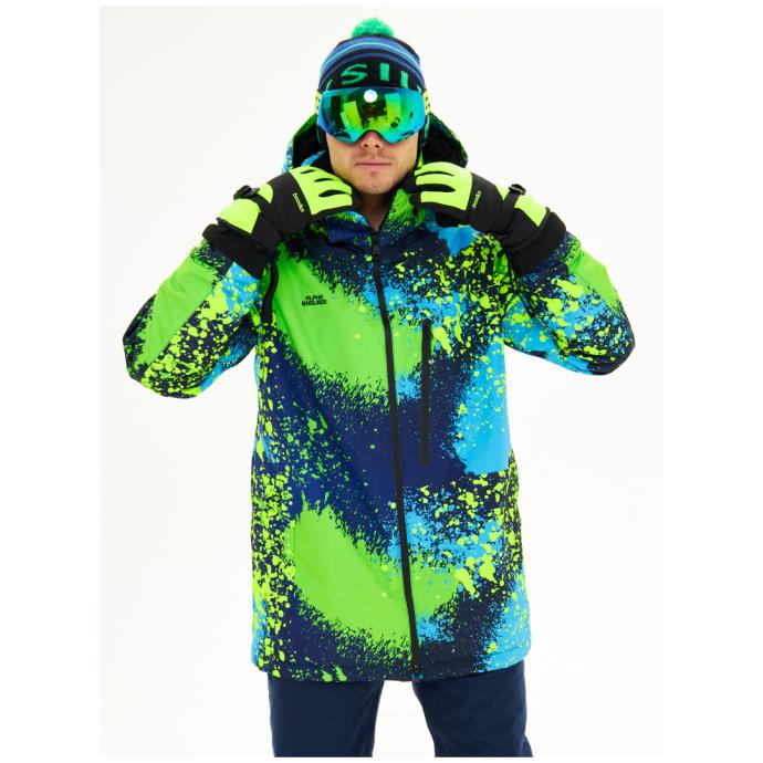 Мужская горнолыжная сноубордическая куртка Alpha Endless  - 423/248 - Цвет Зеленый - Фото 6
