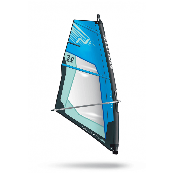 070011 Парус Nautix Dacron Sail + Mast top 3.0 m ( alu mast ) - 070011 Dacron Sail - 3.0 m ( alu mast ) - Цвет Голубой - Фото 1
