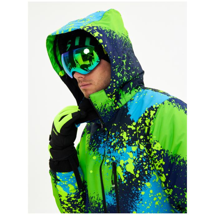 Мужская горнолыжная сноубордическая куртка Alpha Endless  - 423/248 - Цвет Зеленый - Фото 7