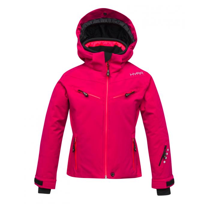 Горнолыжная куртка премиум-класса HYRA «VISP» - HJG1452-Bright Pink/Black - Цвет Розовый - Фото 3