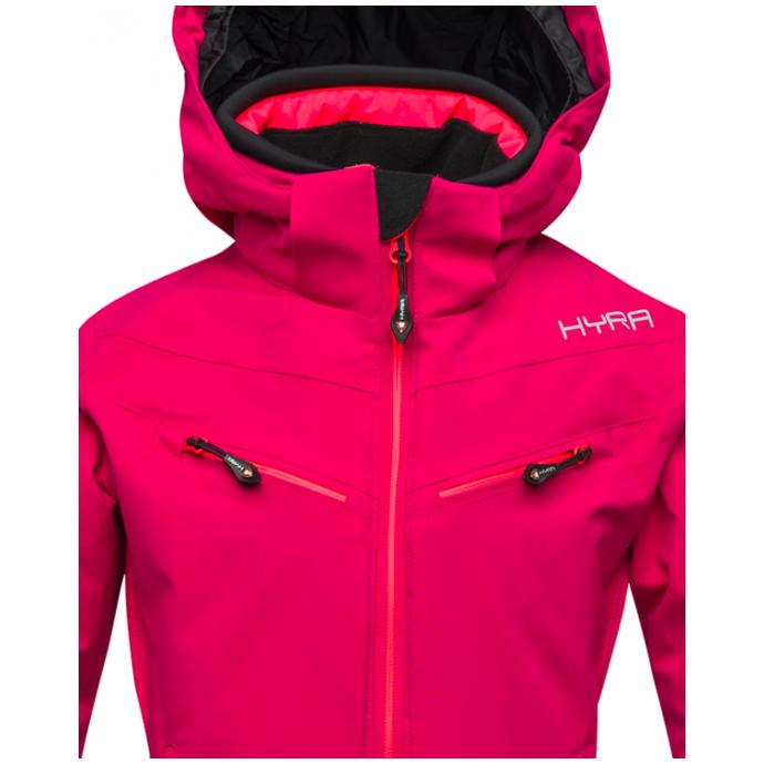 Горнолыжная куртка премиум-класса HYRA «VISP» - HJG1452-Bright Pink/Black - Цвет Розовый - Фото 4