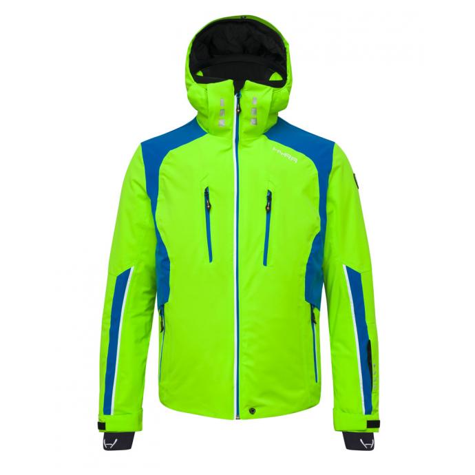 Горнолыжная куртка премиум-класса HYRA «MAYRBERG» - HMG1208-Green Geko/Blue - Цвет Зеленый - Фото 9