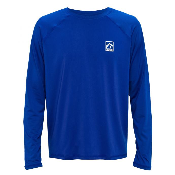 Лайкра KYOTO TYLER LS RASHGUARD - TYLER NAVY - Цвет Темно-синий - Фото 1