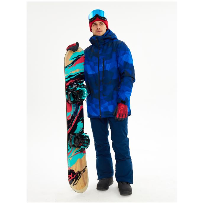 Мужская горнолыжная сноубордическая куртка Alpha Endless  - 423/248_2 - Цвет Голубой - Фото 19