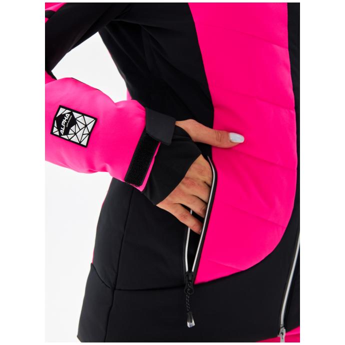 Женская горнолыжная / сноубордическая мембранная куртка Alpha Endless - 423/191_3 - Цвет Розовый - Фото 6