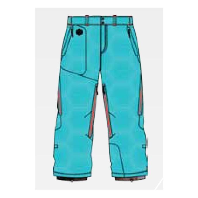 Сноубордические брюки MEATFLY “IO” - IO/blue-emboss - Цвет Голубой - Фото 1