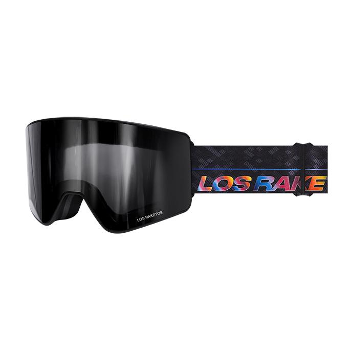 Сноубордическая маска LOS RAKETOS ATOM Magnet с замочком + ДОП ЛИНЗА - 22011-black - Цвет Черный - Фото 1