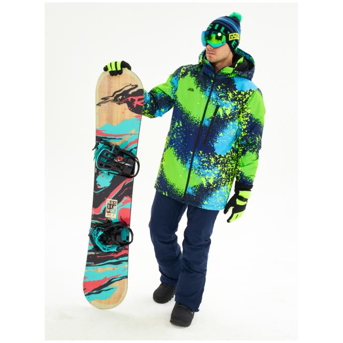 Мужская горнолыжная сноубордическая куртка Alpha Endless  - 423/248 - Цвет Зеленый - Фото 10