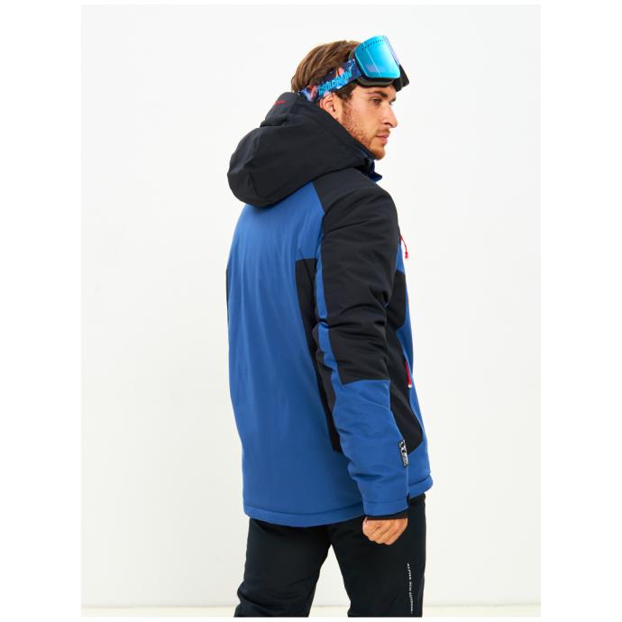 Мужская мембранная горнолыжная /сноубордическая куртка Alpha Endless Bizzard Tech - 423/196_4 - Цвет Синий - Фото 9