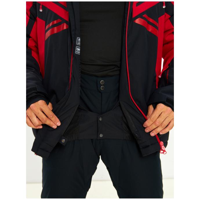 Мужская мембранная горнолыжная /сноубордическая куртка Alpha Endless Bizzard Tech - 423/196_2 - Цвет Красный - Фото 7